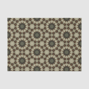 Papier Mousseline Élégant Motif géométrique élégant Floral Abstrait