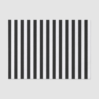 Papier Mousseline Élégant noir et blanc