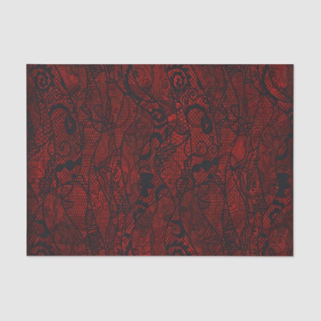 Papier Mousseline Élégant papier peint en dentelle Vintage (Recto)