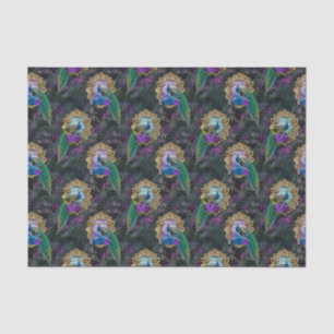 Papier Mousseline Elégant Peacock