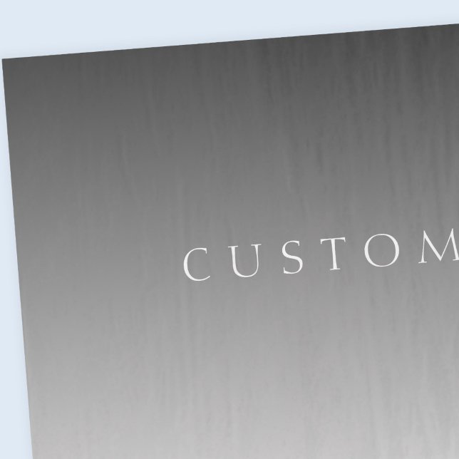 Papier Mousseline Élégant texte sur simple moderne gris ombre dégrad (Créateur téléchargé)