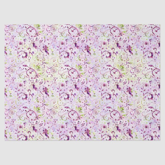 Papier Mousseline Elégant vin ou autre Tissu correspondant Fourre-to (Recto)