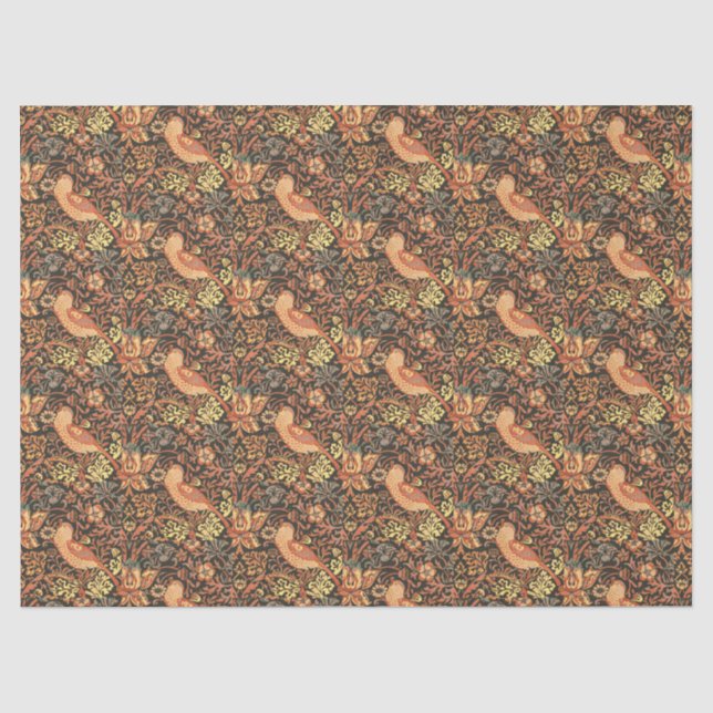 Papier Mousseline Elégant William Morris tendance (Recto)