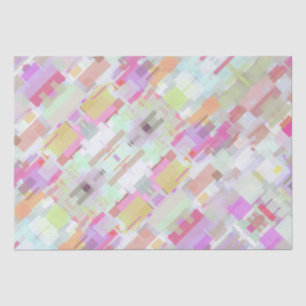 Papier Mousseline Élégante couleur Abstraite géométrique toute occas