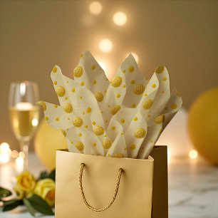 Papier Mousseline Elégante Gold 50th Anniversary Celebration