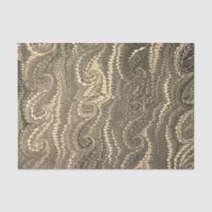 Papier Mousseline Élégante Motif moderne en marbre beige Abstrait