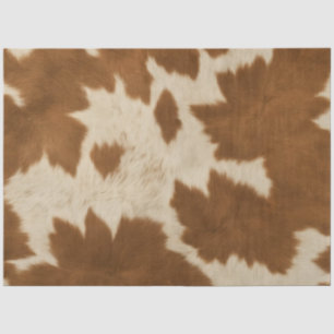 Papier Mousseline Elégante Vache Faux Cuir Collection tendance