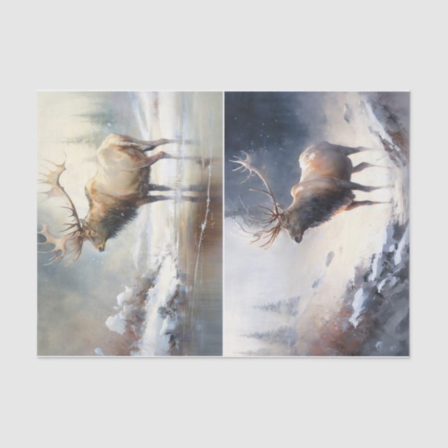 Papier Mousseline Elk (Recto)