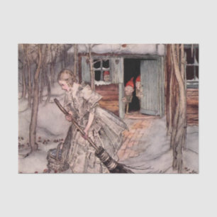 Papier Mousseline « Elle a trouvé des fraises mûres » par Arthur Rac