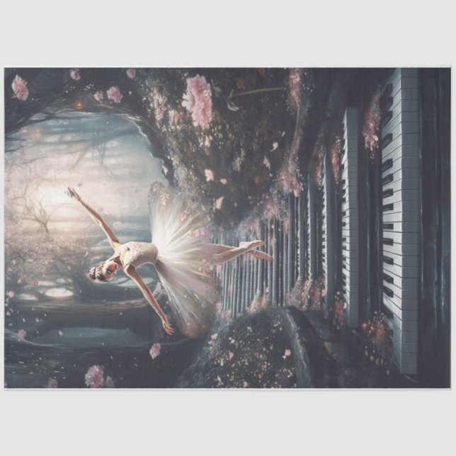 Papier Mousseline Elle danse pour les arbres (Recto)