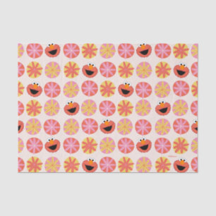 Papier Mousseline Elmo Pom-Pom Motif