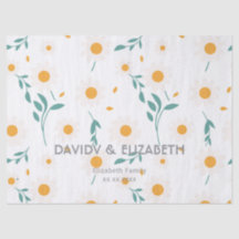 Emballage à motif floral coloré personnalisé