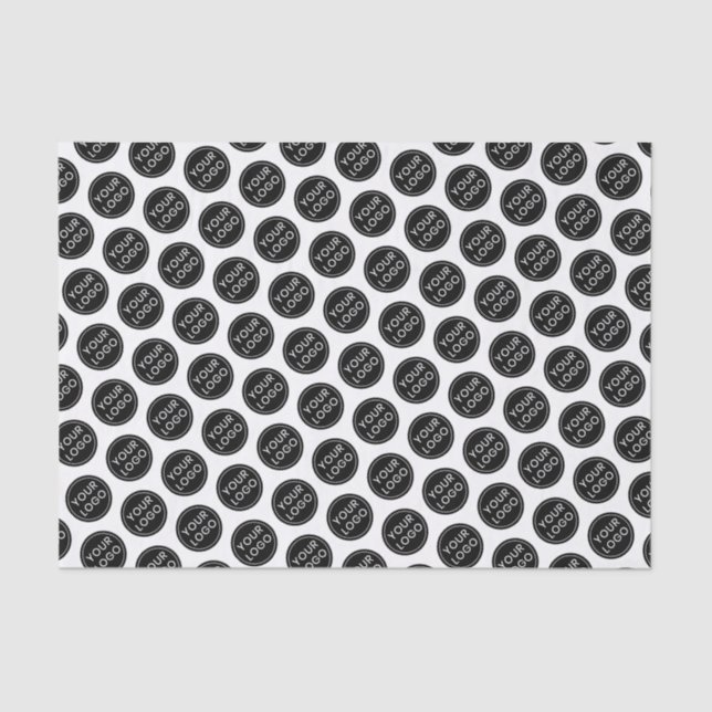 Papier Mousseline Emballage commercial papier de logo personnalisé (Recto)