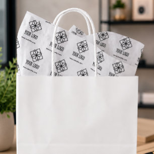 Papier Mousseline Emballage d'entreprise avec logo personnalisé