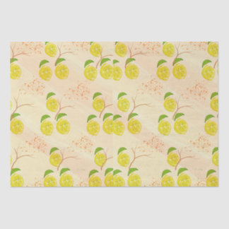 Papier Mousseline Empreinte de citron