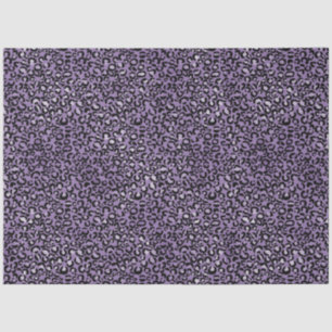 Papier Mousseline Empreinte de léopard pourpre