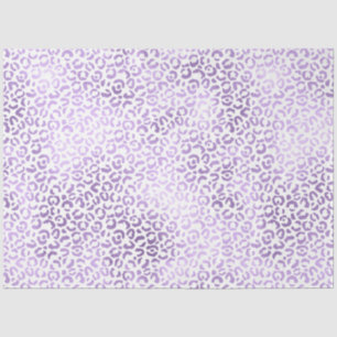 Papier Mousseline Empreinte de léopard pourpre