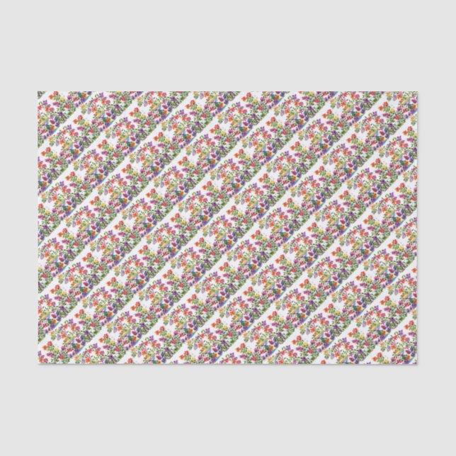 PAPIER MOUSSELINE EMPREINTES DE PATTES BAIGNOIRE À OISEAUX (Recto)