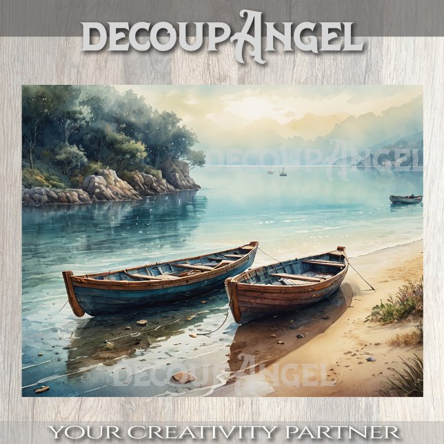 Papier Mousseline En attente du prochain voyage - Découpage - (Créateur téléchargé)