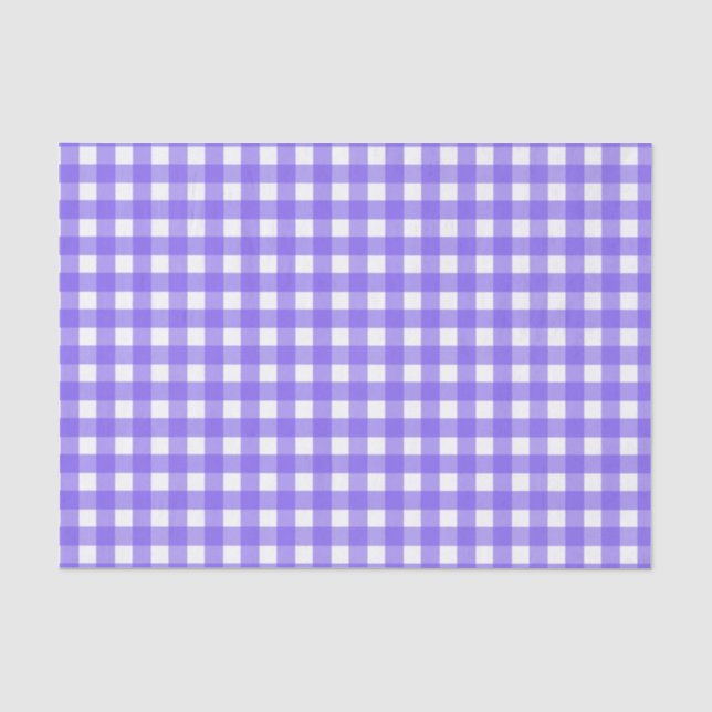 Papier Mousseline En vichy périphérique et blanc (Recto)