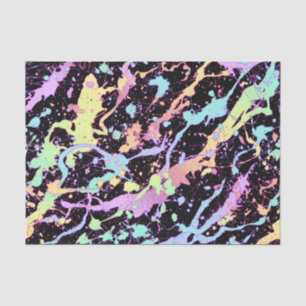 Papier Mousseline encre arc-en-ciel extrême :