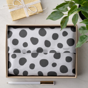 Papier Mousseline Énergie ludique chic motif à taches de dalmatien