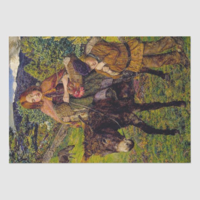 Papier Mousseline Enfants au marché (par John Lee) (Recto)