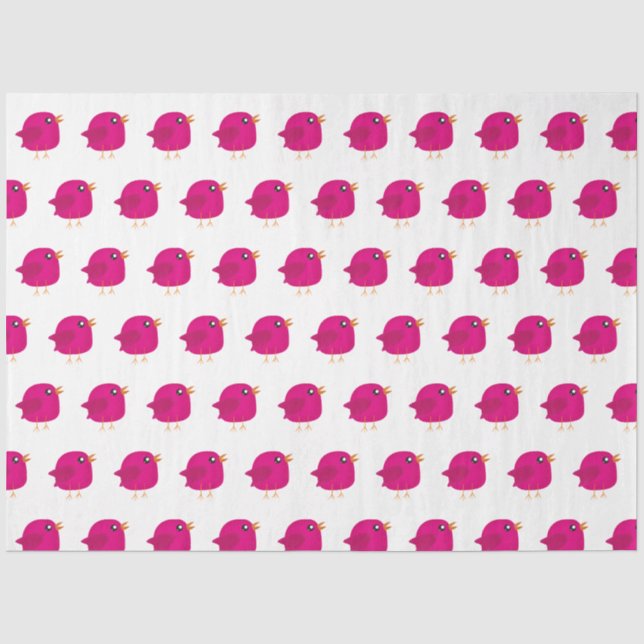 Papier Mousseline Enfants mignonette birdy (Recto)