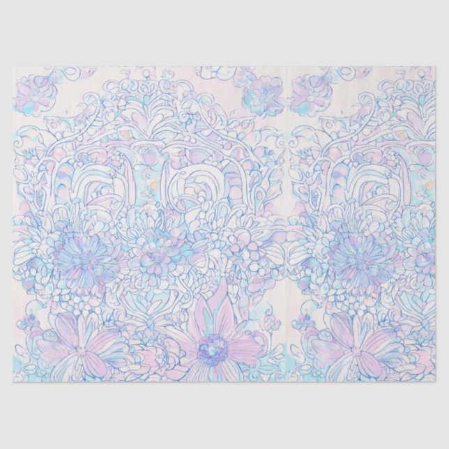 Papier Mousseline Ensemble de papier de fond de fond enchaîné (Recto)