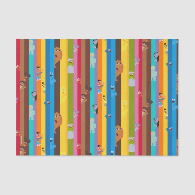 Papier Mousseline Ensemble du Motif de bande (Recto)