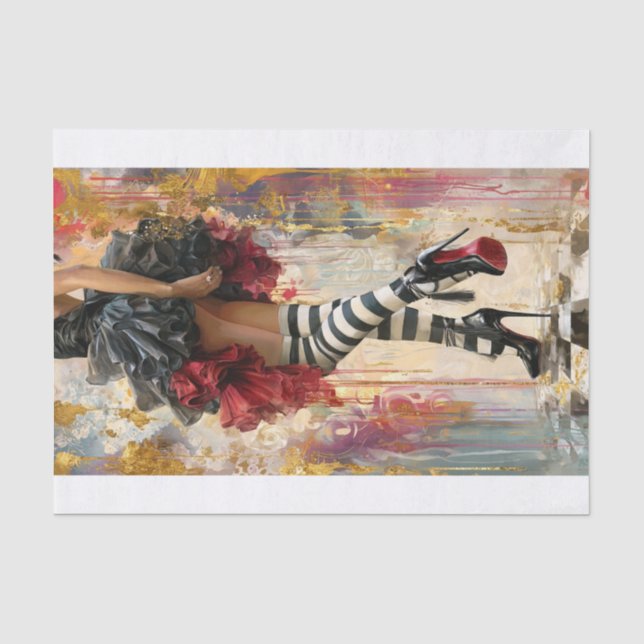 Papier Mousseline Entrer dans mon but9 (Recto)