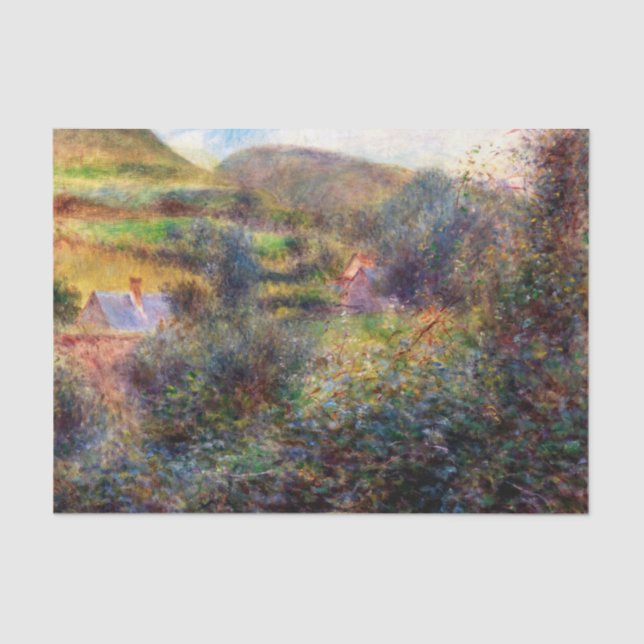 Papier Mousseline Environs de Berneval, Auguste Renoir (Recto)