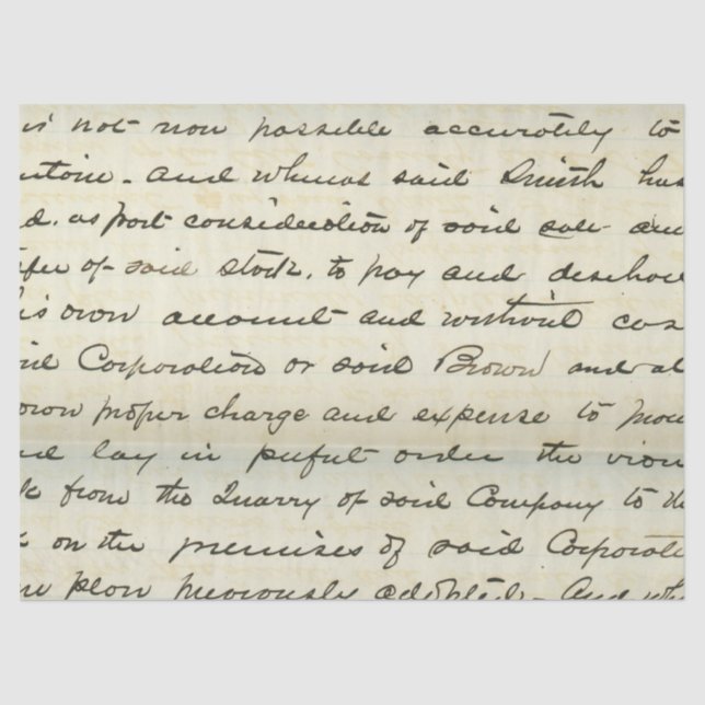 Papier Mousseline Ephemera Antique Papier Series Design 1 (Recto)