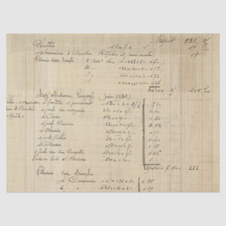 Papier Mousseline Ephemera Antique Papier Series Design 16