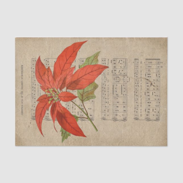 Papier Mousseline Ephemera Chanson chrétienne des enfants Découpage (Recto)