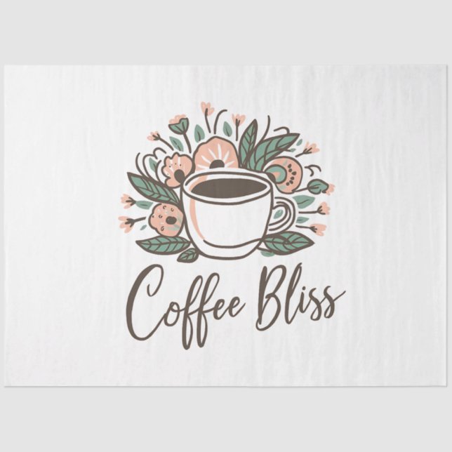 Papier Mousseline Ephemera Ephemera-Espresso Elégance Java Joy (Recto)