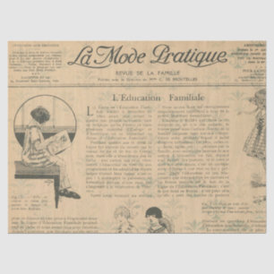 Papier Mousseline Ephemera French Paper Series Design 8