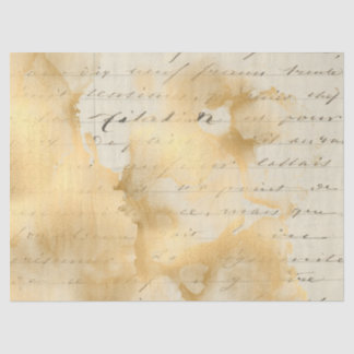 Papier Mousseline Ephemera Gold Paper Series Design 3