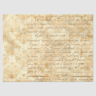 Papier Mousseline Ephemera Gold Paper Series Design 6