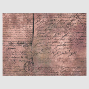 Papier Mousseline Ephemera Rose Gold Paper Series Design 2