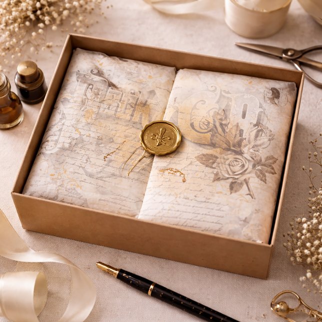 Papier Mousseline Ephémère antique (Créateur téléchargé)