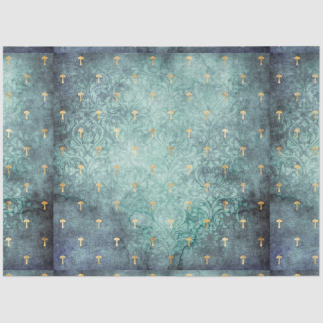 Papier Mousseline Ephémère de champignons série de conception #11 (Recto)