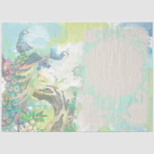 Papier Mousseline Ephémère de paon 3