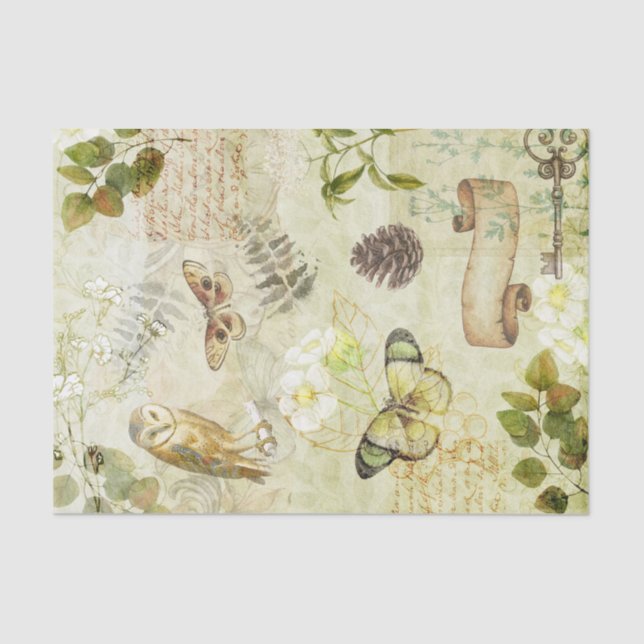 Papier Mousseline Ephémère des bois (Recto)