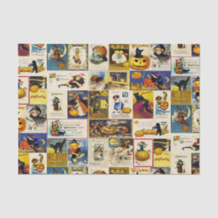 Papier Mousseline Ephémère d'Halloween vintage