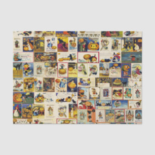 Papier Mousseline Ephémère d'Halloween vintage