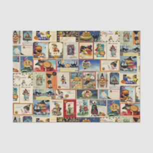 Papier Mousseline Ephémère d'Halloween vintage