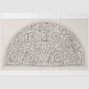 Papier Mousseline Ephémère vintage Découpage Illustration antique