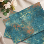 Papier Mousseline Éphémère Vintage en cuivre de Patina démantelée<br><div class="desc">Cette conception peut être personnalisée en choisissant l'option Modifier la conception. Vous pouvez également transférer sur d'autres objets. Contactez-moi à l'adresse colorflowcreations@gmail.com ou utilisez l'option conversation en haut de la page si vous souhaitez avoir cette conception sur un autre produit ou avez besoin d'aide. Voir d'autres de mes dessins ou...</div>