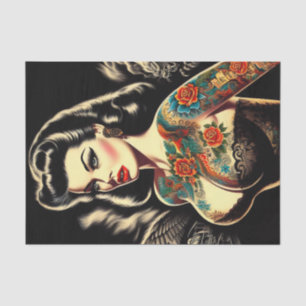 Papier Mousseline Épingle de goth tatoué